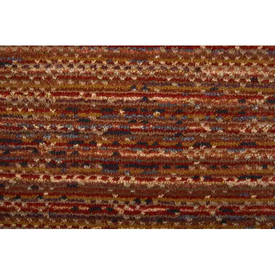 Tan and Brown Power Loom Area Rug Photo 9