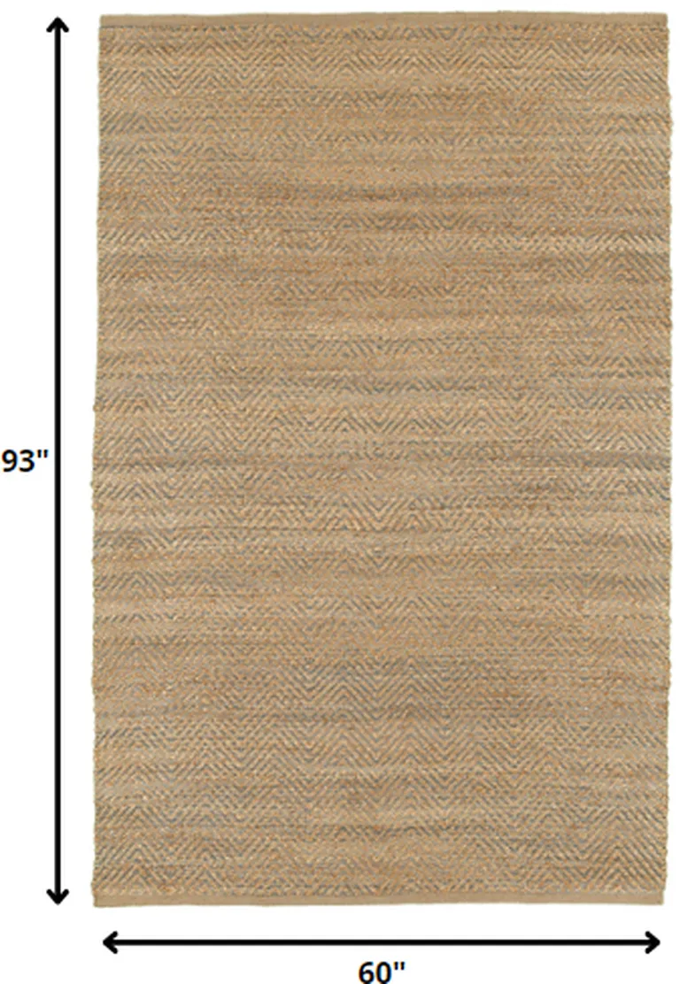 Tan and Gray Boho Chic Area Rug Photo 2