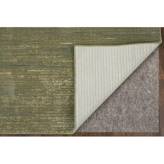 Tan and Green Power Loom Area Rug Photo 7