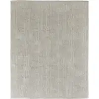 Photo of Tan and Ivory Wool Hand Knotted Area Rug