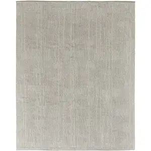 Photo of Tan and Ivory Wool Hand Knotted Area Rug