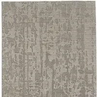 Photo of Taupe Abstract Hand Woven Area Rug