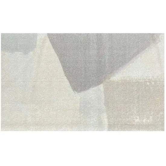 Taupe Abstract Machine Tufted Area Rug With Uv Protection Photo 1