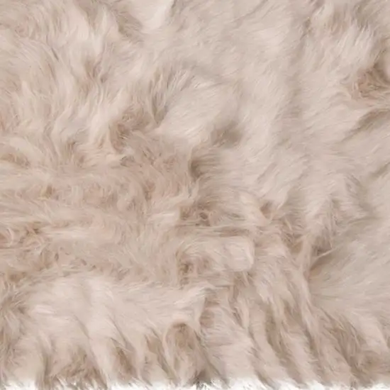 Taupe Animal Print Area Rug Photo 4