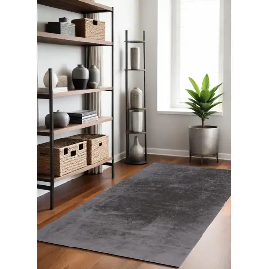 Taupe And Gray Shag Area Rug Photo 1