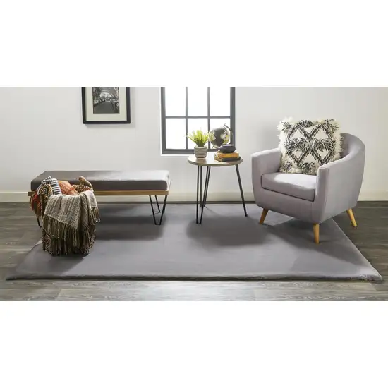 Taupe And Gray Shag Area Rug Photo 4