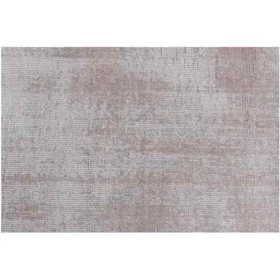 Taupe Hand Loomed Area Rug Photo 5