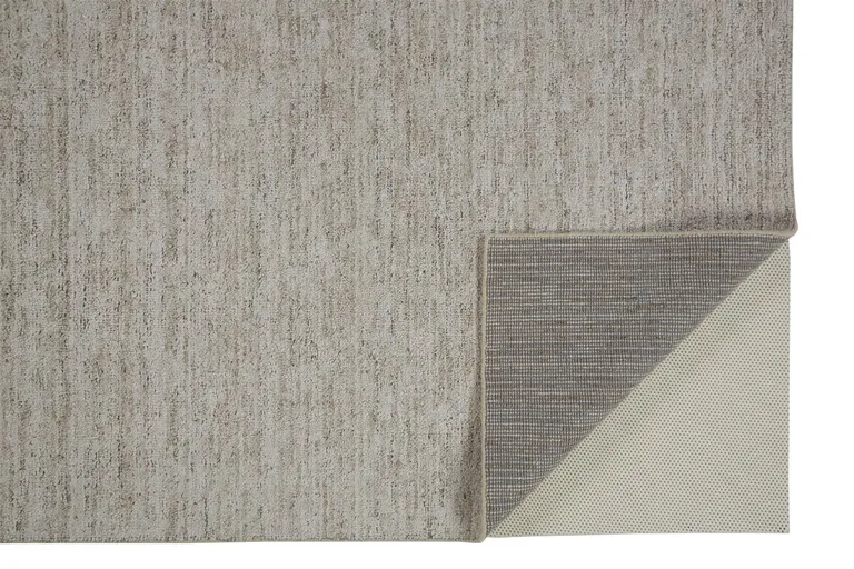 Taupe Hand Woven Area Rug Photo 4