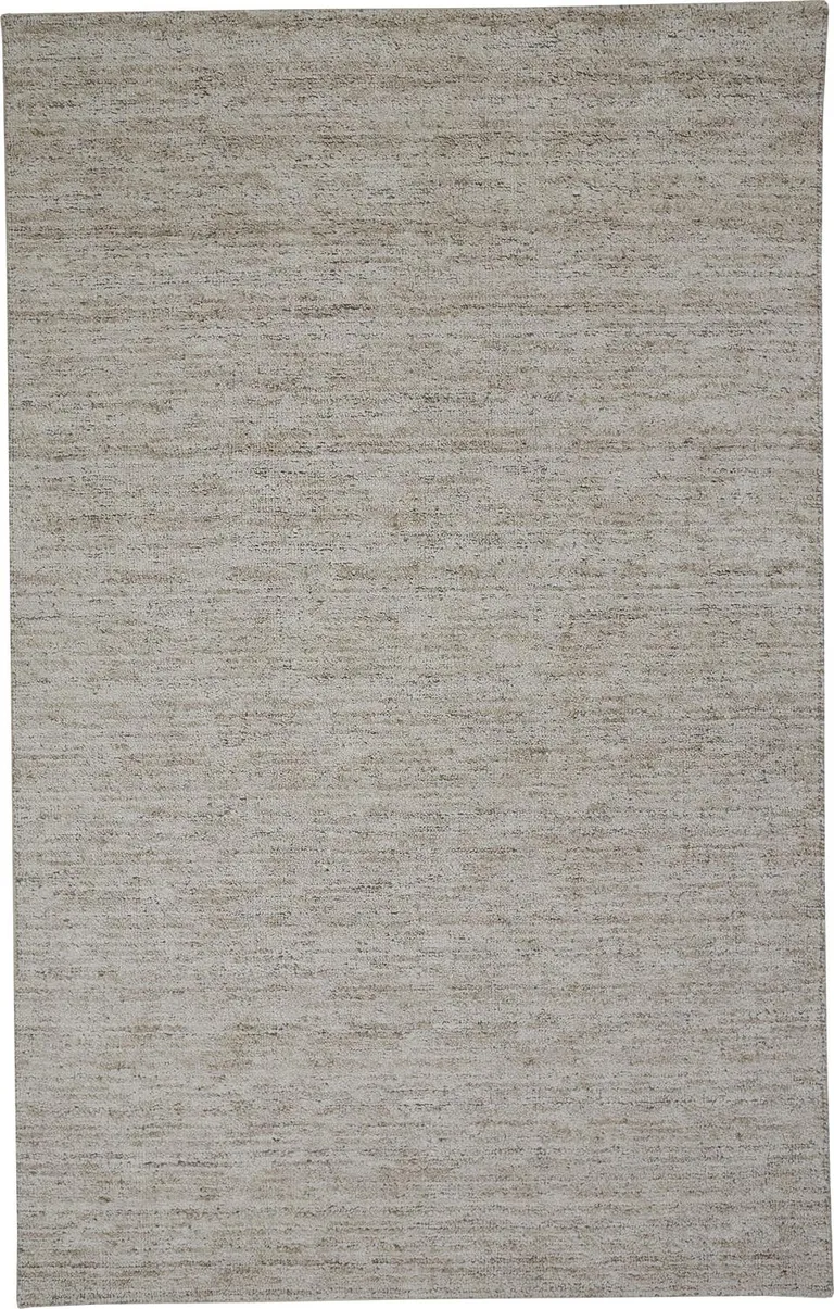 Taupe Hand Woven Area Rug Photo 1