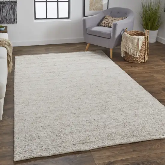 Taupe Hand Woven Area Rug Photo 7