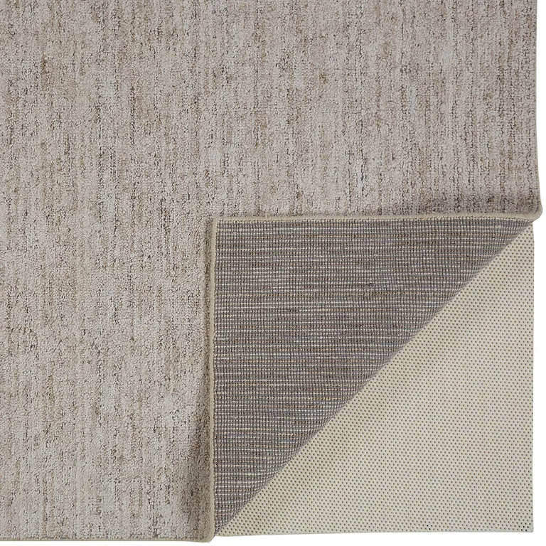 Taupe Hand Woven Area Rug Photo 3