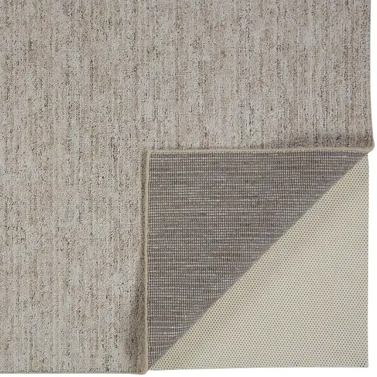 Taupe Hand Woven Area Rug Photo 3