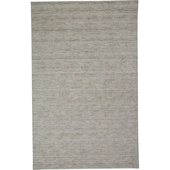 Taupe Hand Woven Area Rug Photo 1