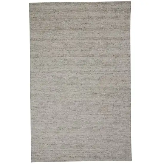 Taupe Hand Woven Area Rug Photo 1