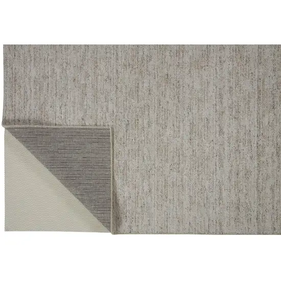 Taupe Hand Woven Area Rug Photo 4