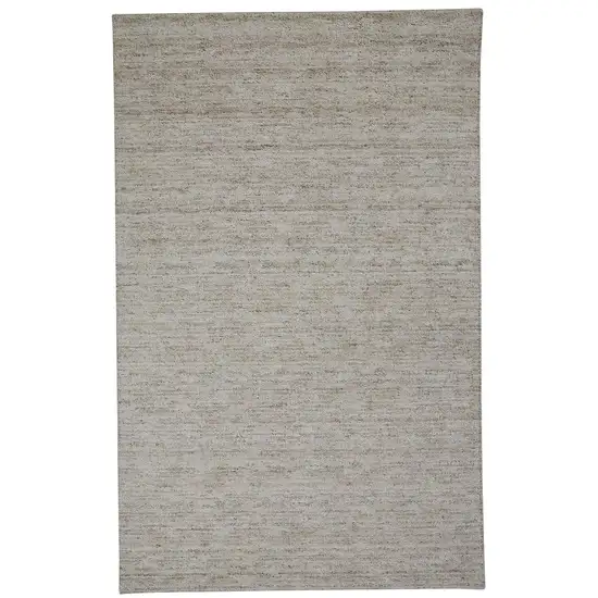 Taupe Hand Woven Area Rug Photo 2