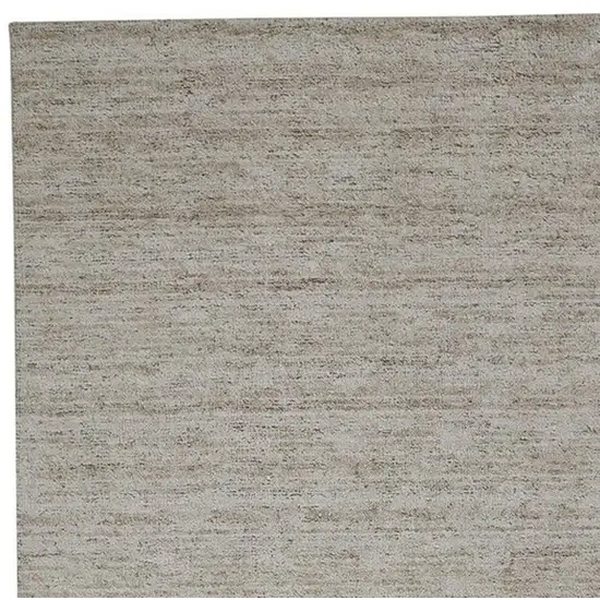 Taupe Hand Woven Area Rug Photo 6