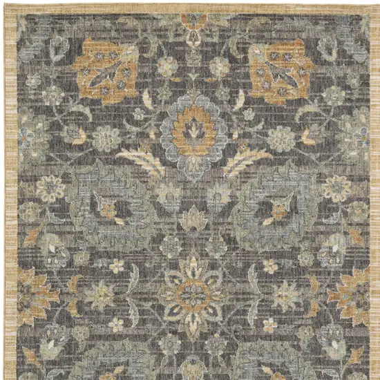 Taupe Machine Woven Traditional Indoor Area Rug Photo 5