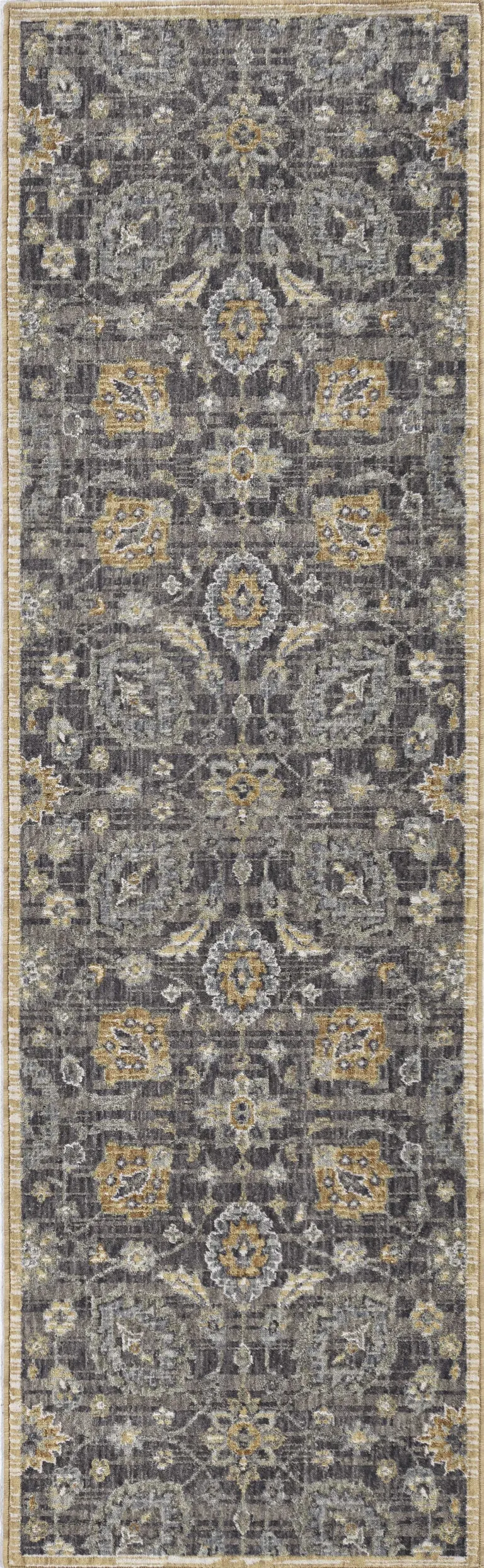 Taupe Machine Woven Traditional Indoor Area Rug Photo 1