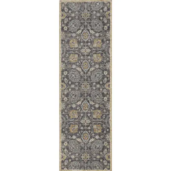 Taupe Machine Woven Traditional Indoor Area Rug Photo 1