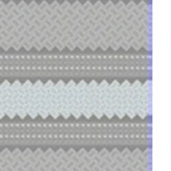 Gray and Ivory Southwestern Indoor Outdoor Area Rug Photo 5