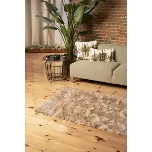 Photo of Taupe Non Skid Area Rug