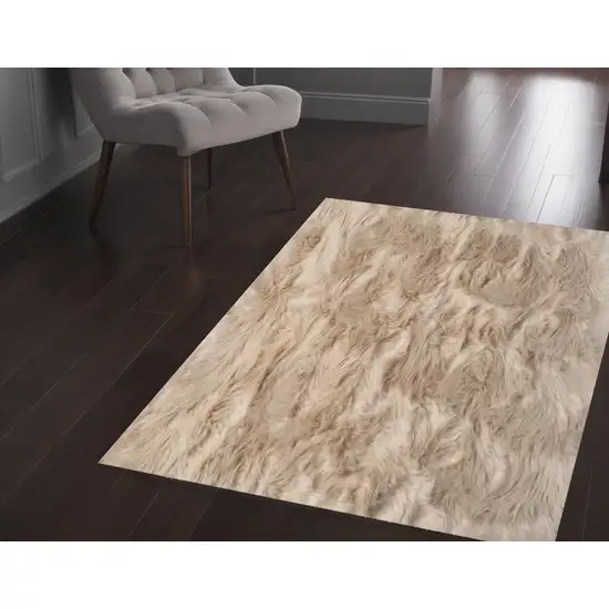 Taupe Non Skid Area Rug Photo 1