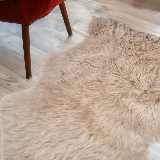 Taupe Animal Print Area Rug Photo 1