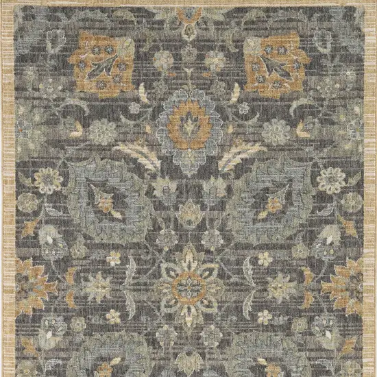 91 X 130 Taupe Wool Rug Photo 8