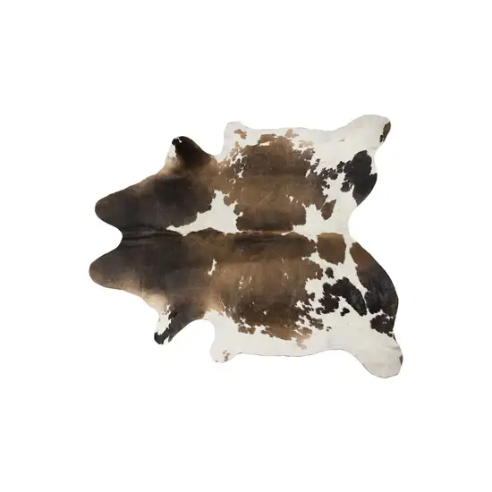 Taupe and White Cowhide - Rug Photo 1