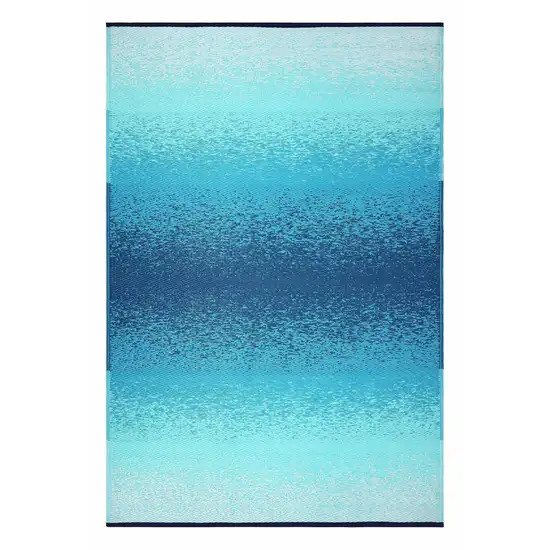 Teal Blue Indoor Outdoor Area Rug Photo 2