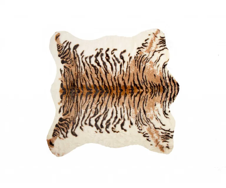 Tiger Faux Hide Rug Photo 1