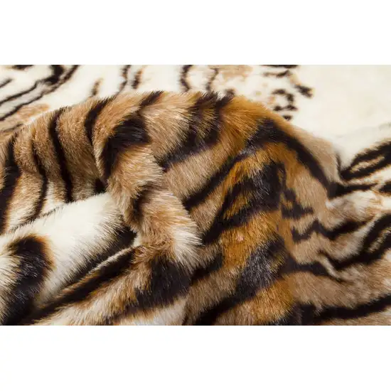 Tiger Faux Hide Rug Photo 2