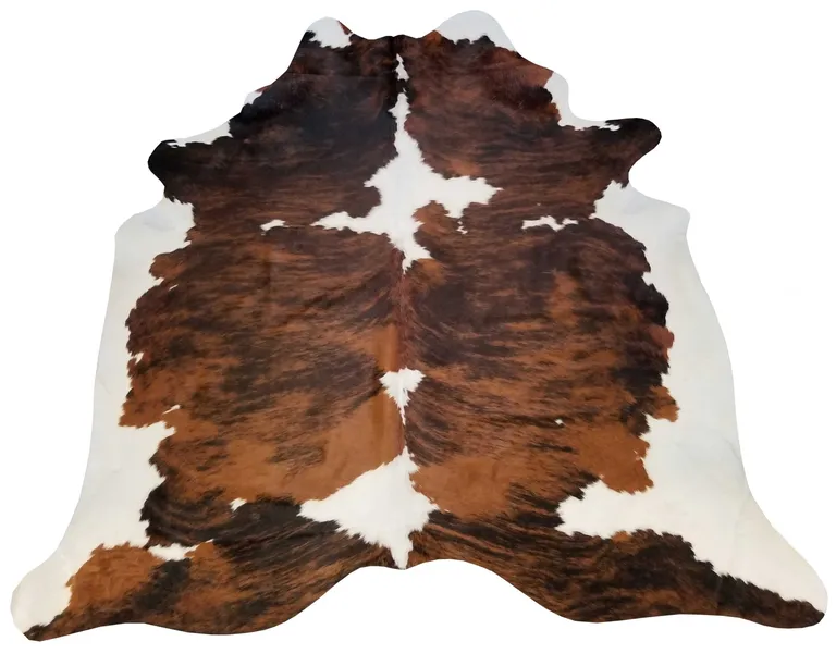 Tri-Colored Brindled Cowhide Rug Photo 2