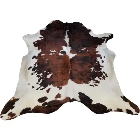 Tri-Colored Brindled Cowhide Rug Photo 3