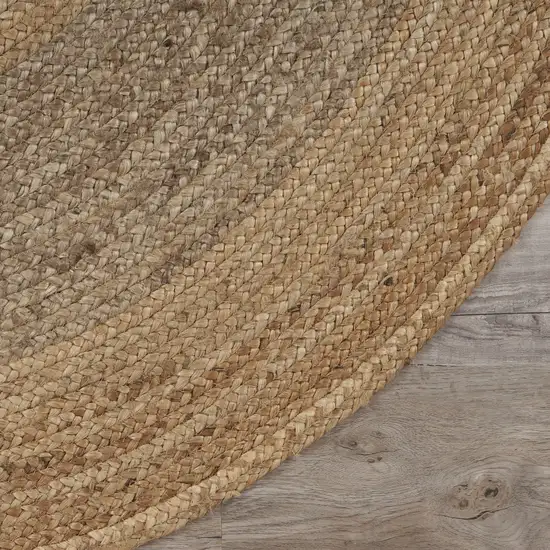 Two Toned Natural Jute Area Rug Photo 6