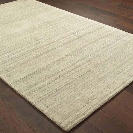 Two-toned Beige and GrayArea Rug Photo 3