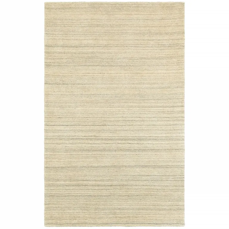 Two-toned Beige and GrayArea Rug Photo 1