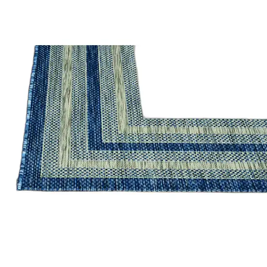 UV Treated Polypropylene Grey or Denim Area Rug Photo 7