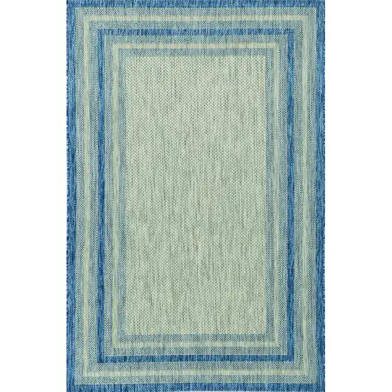 Uv Treated Polypropylene Grey Or Denim Area Rug Photo 2