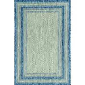 Photo of UV Treated Polypropylene Grey or Denim Area Rug