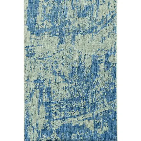 Uv Treated Polypropylene Grey Or  Denim Area Rug Photo 2