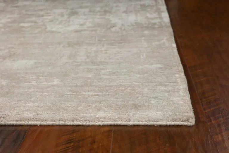 Viscose Beige Area Rug Photo 4