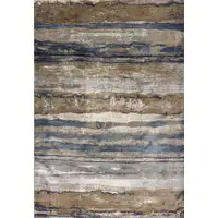 Photo of Viscose Ivory or Blue Accent Rug