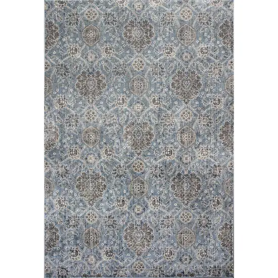 Viscose Slate Area Rug Photo 1