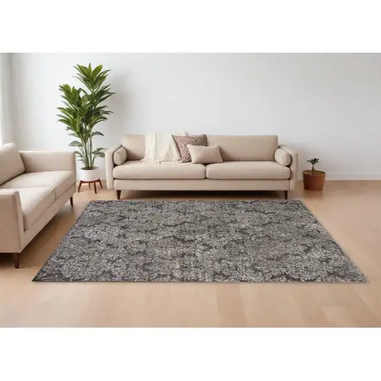 Viscose Taupe Or  Sand Area Rug Photo 1