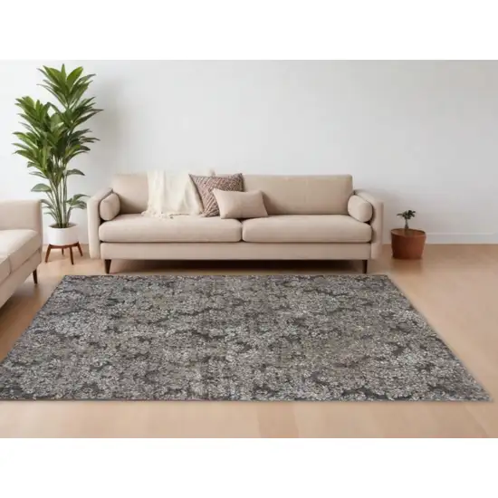 Viscose Taupe Or  Sand Area Rug Photo 2