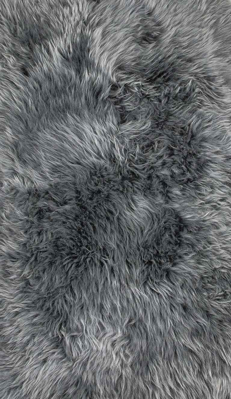 Warm Gray New Zealand Natural Sheepskin Rug Photo 2