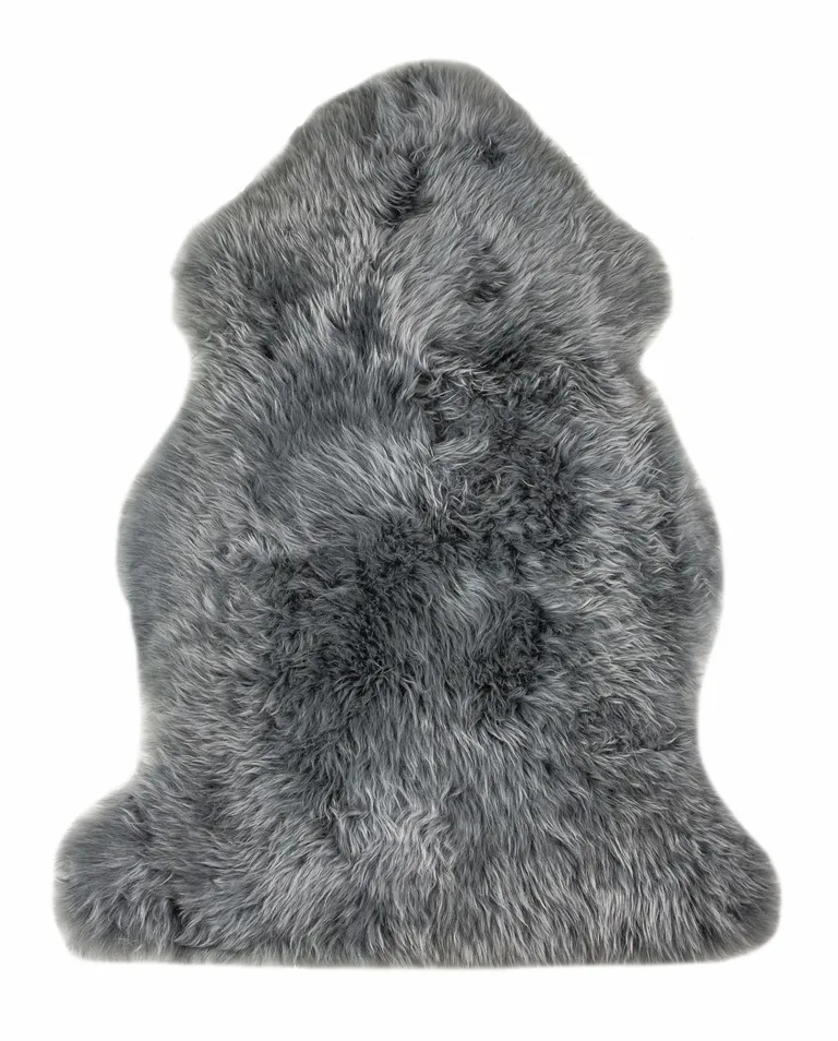 Warm Gray New Zealand Natural Sheepskin Rug Photo 1