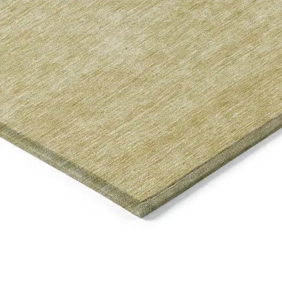 Wheat Gold And Tan Ombre Washable Indoor Outdoor Area Rug Photo 5